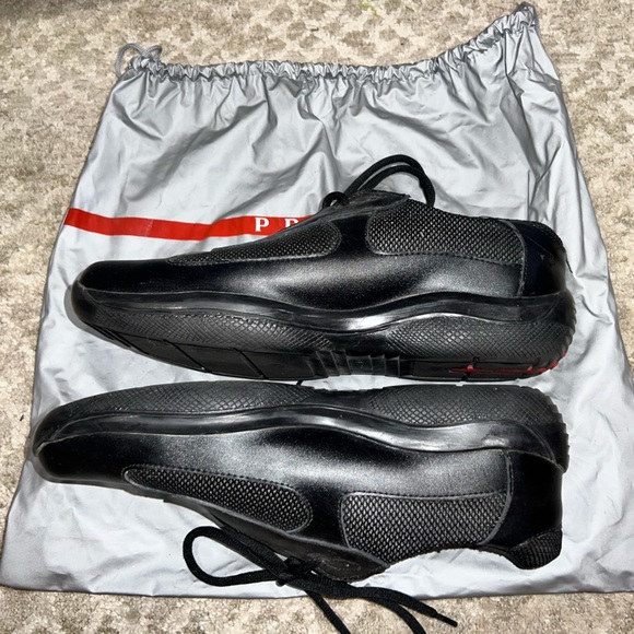 PRADA MENS BLACK SIZE 9 - Picture 3 of 5